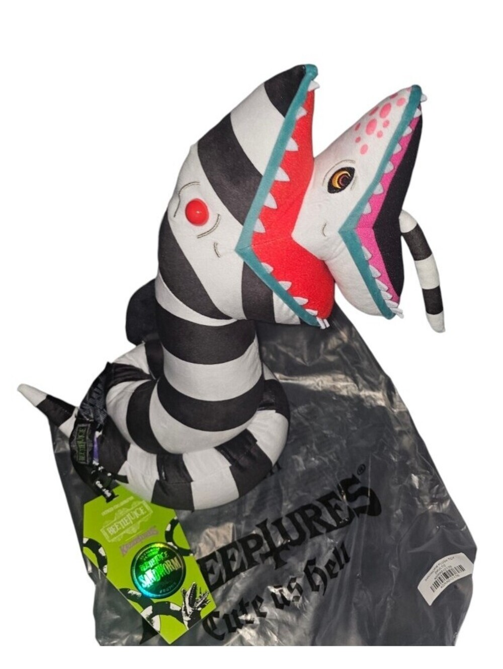 Killstar Kreeptures Beetlejuice Sandworm Snake Plush NEW With Tags 13.4" RARE